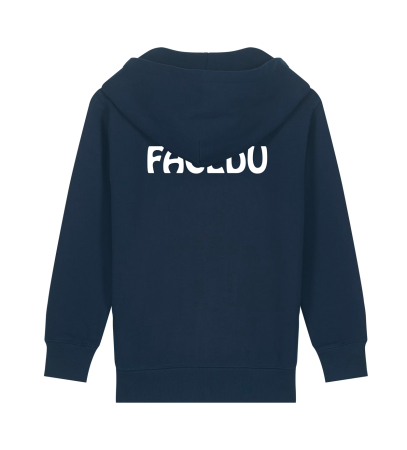 Zip-Hoodie für Kinder | Stanley Stella | french navy | KV Facedu e.V.
