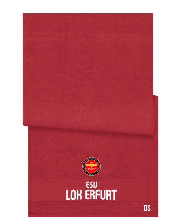 Handtuch | rot | ESV Lokomotive Erfurt 1927 e.V.
