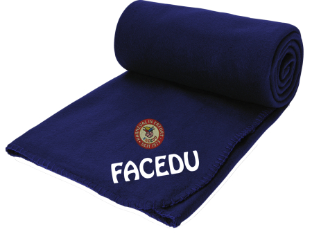 Aufwärmdecke Fleece | navy | KV Facedu e.V.