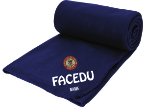 Aufwärmdecke Fleece | navy | KV Facedu e.V.
