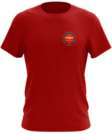 T-Shirt für Kinder/Herren | rot | Logo klein | ESV...