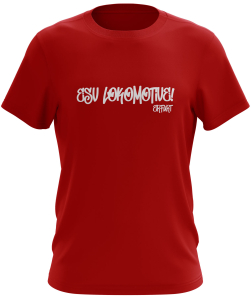 T-Shirt für Kinder/Herren | rot | Graffiti | ESV Lokomotive Erfurt 1927 e.V.