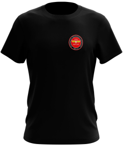 T-Shirt für Kinder/Herren | schwarz | Logo klein | ESV Lokomotive Erfurt 1927 e.V.