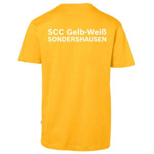 T-Shirt für Herren | Hakro Classic | gelb | SCC Gelb-Weiß Stockhausen e.V.