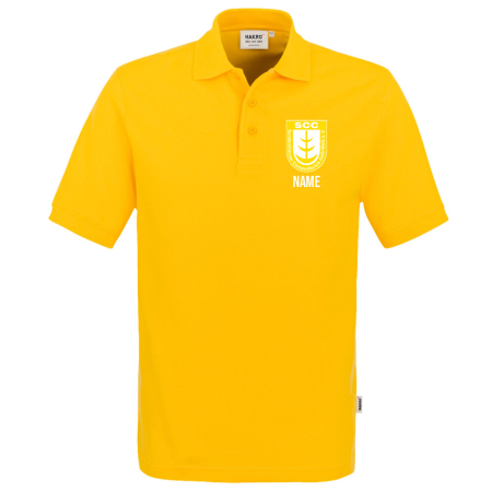 Poloshirt für Herren | Hakro Classic | gelb | SCC Gelb-Weiß Stockhausen e.V.
