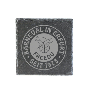 Untersetzer | Schiefer | Logo | KV Facedu e.V.