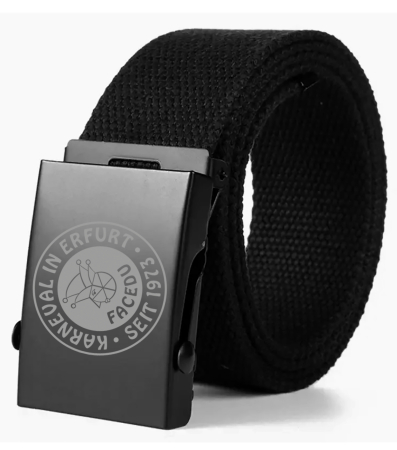 Gürtel | Stoff | Metallschließe | schwarz |...