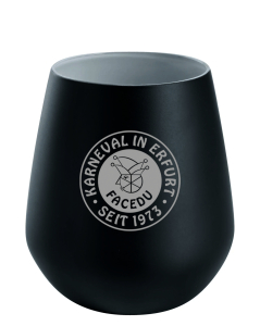 Universalglas | Windlicht | matt schwarz | 420ml | KV Facedu e.V.