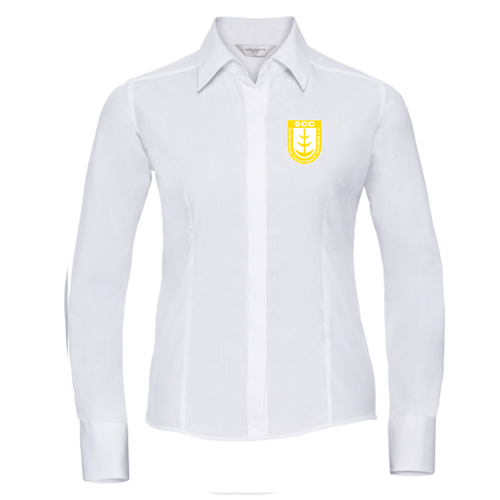 Bluse | langarm | Damen | weiss | SCC Gelb-Weiß Stockhausen e.V.
