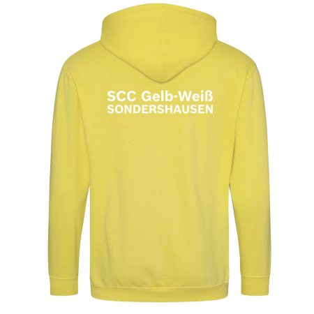 Hoodie Unisex | gelb | Logo klein | SCC Gelb-Weiß Stockhausen e.V.