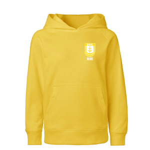 Hoodie für Kinder | gelb | Logo klein | SCC Gelb-Weiß Stockhausen e.V.