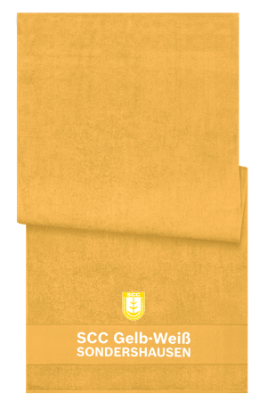 Badetuch | Strandtuch | gelb | SCC Gelb-Weiß...