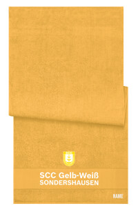 Badetuch | Strandtuch | gelb | SCC Gelb-Weiß Stockhausen e.V.