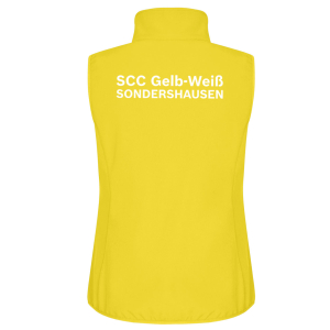 Softshellweste für Damen | Clique Classic | lemon | SCC Gelb-Weiß Stockhausen e.V.