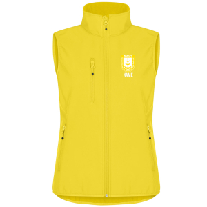Softshellweste für Damen | Clique Classic | lemon | SCC Gelb-Weiß Stockhausen e.V.