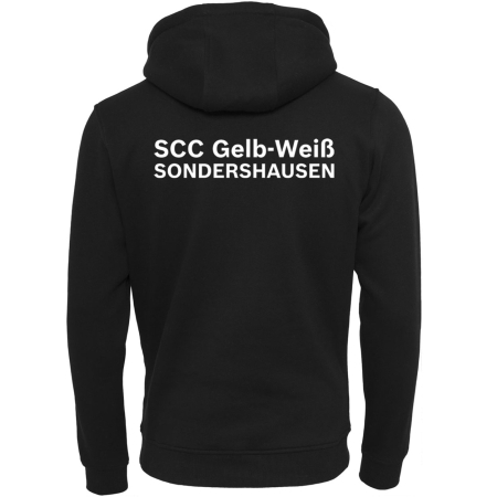Kapuzenjacke | Unisex | schwarz | SCC Gelb-Weiß...
