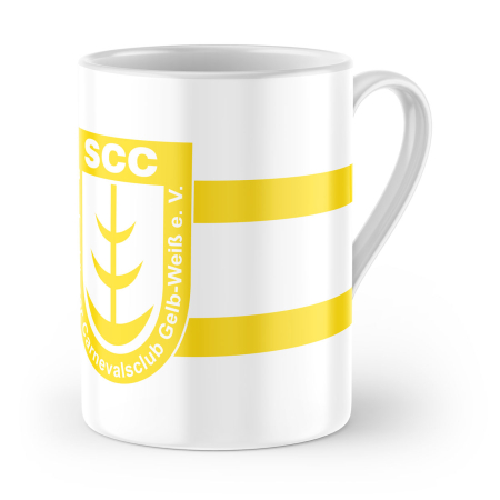 Keramiktasse | Logo | SCC Gelb-Weiß Stockhausen e.V.