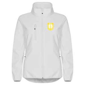 Softshelljacke für Damen | Clique Classic | weiß | SCC Gelb-Weiß Stockhausen e.V.