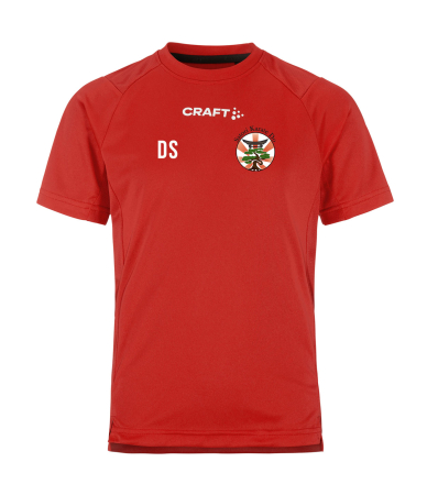 Trainingsshirt Kinder | CRAFT Rush SS 2.0 | rot | Satori-Karate-Do e.V.