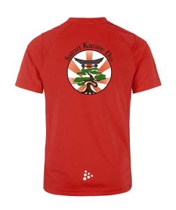 Trainingsshirt Kinder | CRAFT Rush SS 2.0 | rot | Satori-Karate-Do e.V.