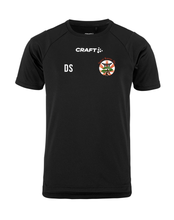 Trainingsshirt Kinder | CRAFT Rush SS 2.0 | schwarz | Satori-Karate-Do e.V.