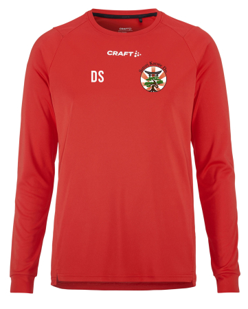 T-Shirt Herren langarm | CRAFT Rush 2.0 LS | rot | Satori-Karate-Do e.V.