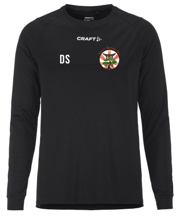 T-Shirt Herren langarm | CRAFT Rush 2.0 LS | schwarz | Satori-Karate-Do e.V.
