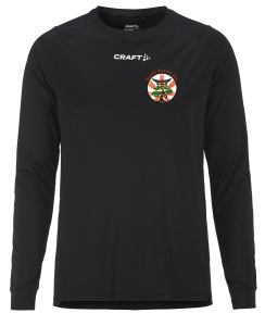 T-Shirt Herren langarm | CRAFT Rush 2.0 LS | schwarz | Satori-Karate-Do e.V.