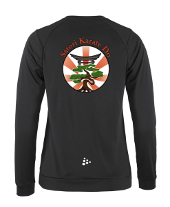 T-Shirt Damen langarm | CRAFT Rush 2.0 LS | schwarz | Satori-Karate-Do e.V.