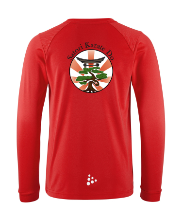 T-Shirt Kinder langarm | CRAFT Rush 2.0 LS | rot |...