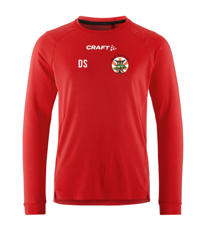 T-Shirt Kinder langarm | CRAFT Rush 2.0 LS | rot | Satori-Karate-Do e.V.