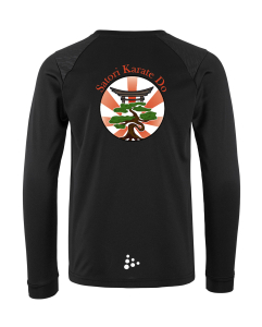 T-Shirt Kinder langarm | CRAFT Rush 2.0 LS | schwarz | Satori-Karate-Do e.V.