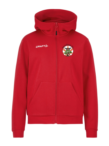 FZ Hoodie Damen | CRAFT Community 2.0 | rot | Satori-Karate-Do e.V.