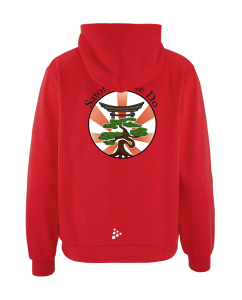 FZ Hoodie Damen | CRAFT Community 2.0 | rot | Satori-Karate-Do e.V.