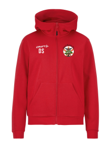 FZ Hoodie Damen | CRAFT Community 2.0 | rot | Satori-Karate-Do e.V.