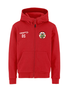 FZ Hoodie Kinder | CRAFT Community 2.0 | rot | Satori-Karate-Do e.V.