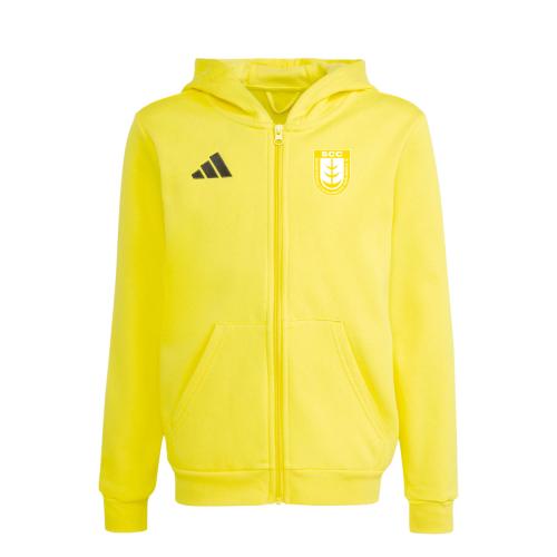 Full Zip Hoodie | adidas | Entrada 26 | Kinder | gelb | SCC Gelb-Weiß Stockhausen e.V.