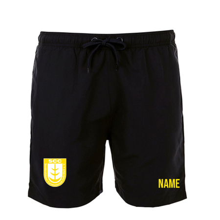 Badehose für Herren schwarz | SCC Gelb-Weiß...