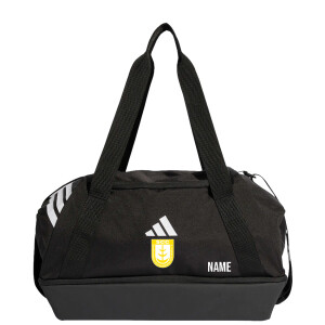 Sporttasche mit Bodenfach | adidas Tiro duffle bag | schwarz | SCC Gelb-Weiß Stockhausen e.V.