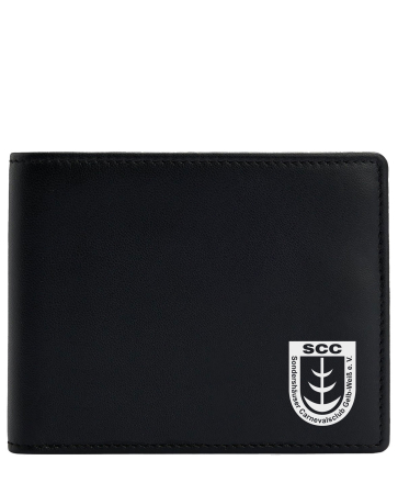 Ledergeldbörse schwarz quer | dezent | SCC...