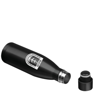 Edelstahlflasche | vakuumisoliert | matt schwarz | 500ml | SCC Gelb-Weiß Stockhausen e.V.