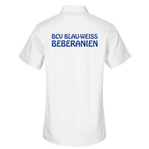 Hemd | kurzarm | Herren | weiss | Bebraer Carnevalsverein Blau-Weiß Beberanien e.V.