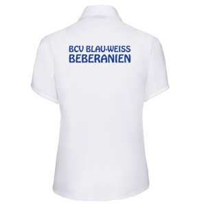 Bluse | kurzarm | Damen | weiß | Bebrarer Carnevalsverein Blau-Weiß Beberanien e.V.