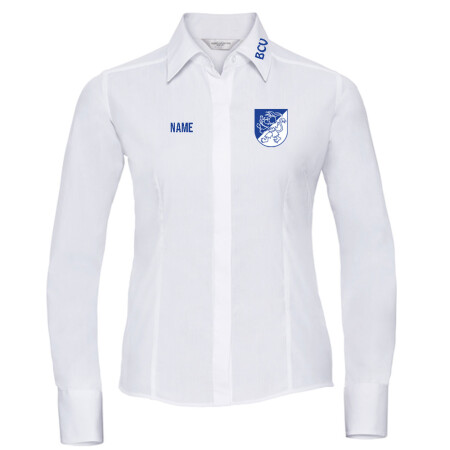 Bluse | langarm | Damen | weiß | Bebrarer Carnevalsverein Blau-Weiß Beberanien e.V.