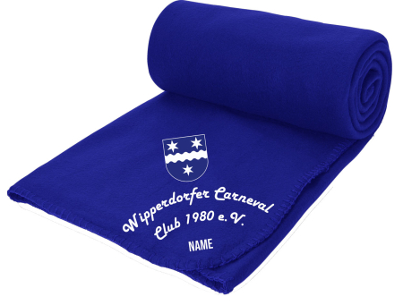 Aufwärmdecke Fleece | blau | Wipperdorfer...