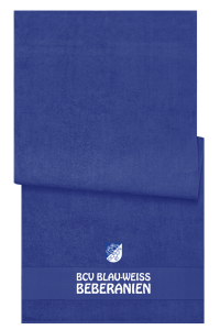 Badetuch/Strandtuch | schwarz | Bebraer Carnevalsverein Blau-Weiß Beberanien e.V.