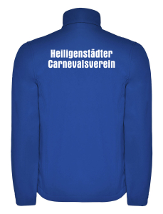 Softshelljacke für Herren | Roly nebraska | royal blau | Heiligenstädter Carnevalsverein e.V.