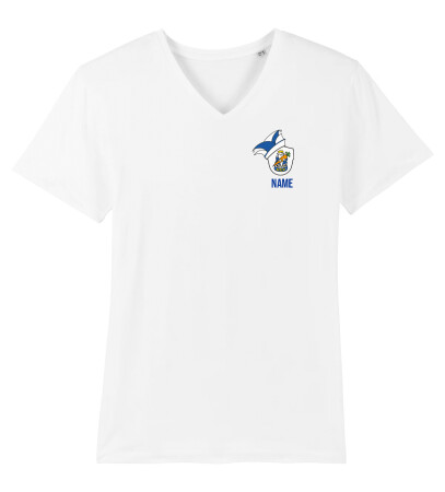 T-Shirt mit V-Ausschnitt | Herren | Stanley Stella Presenter | white | Heiligenstädter Carnevalsclub e.V.