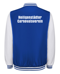 College Jacke | unisex | royal blue/white | Heiligenstädter Carnevalsverein e.V.