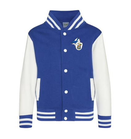 College Jacke | Kinder | royal blue/white |...